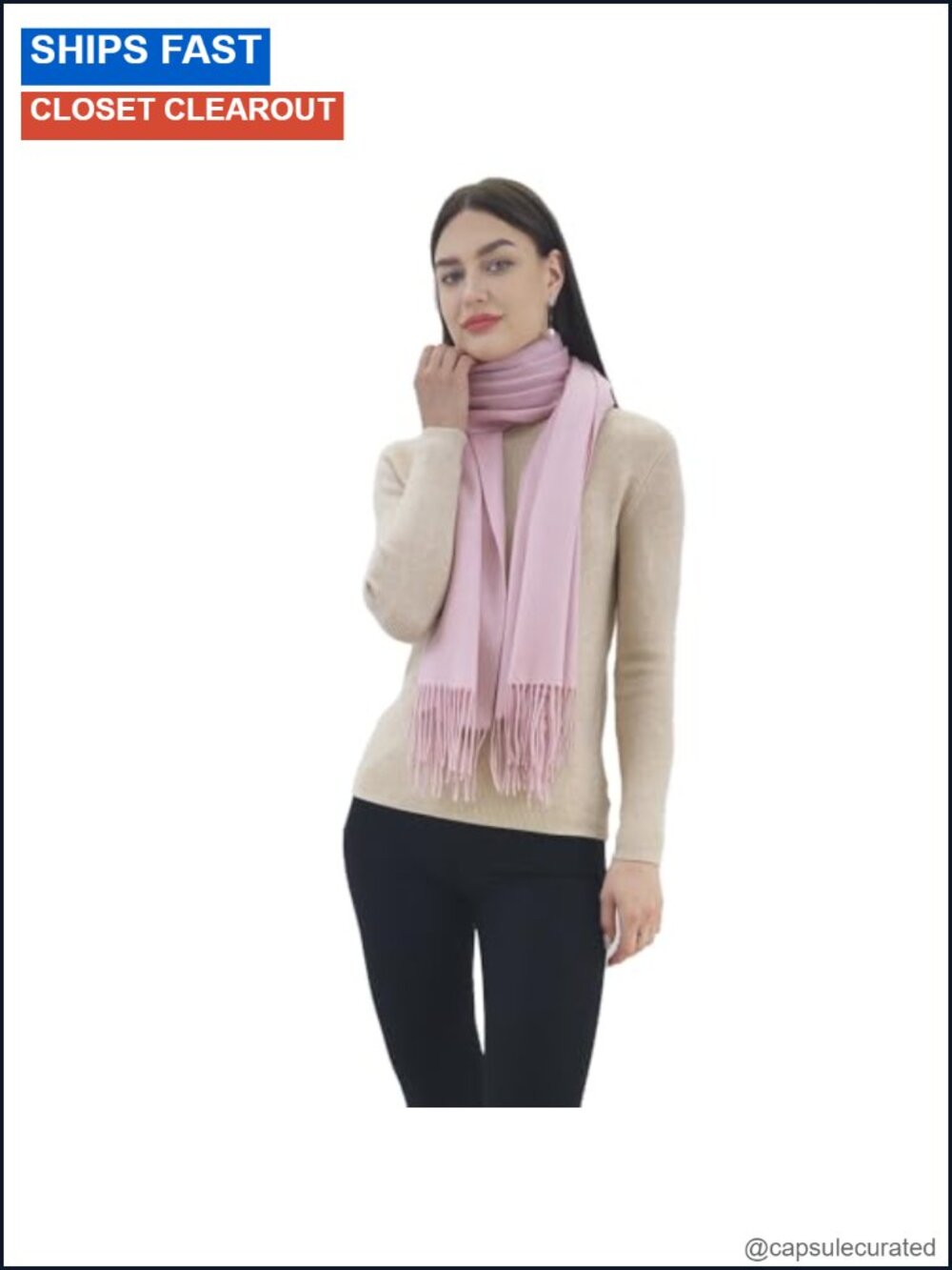 100% Pure Cashmere Shawl Wrap, Extra Large Winter Scarf, Versatile Pashmina